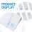 450Pcs Multi Color Pe Thermometer Covers Disposable Safe and Hygienic 6