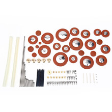 Replacement Leather Pads For Alto Saxophone Repair, High Quality Sealed Cushions With Felt Moisture Barrier And Metal Reinforcement Universal Sizing