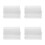 4Pièces Bâtons Plastiques Réutilisables Transparent Pour Cake Pops DIY 8