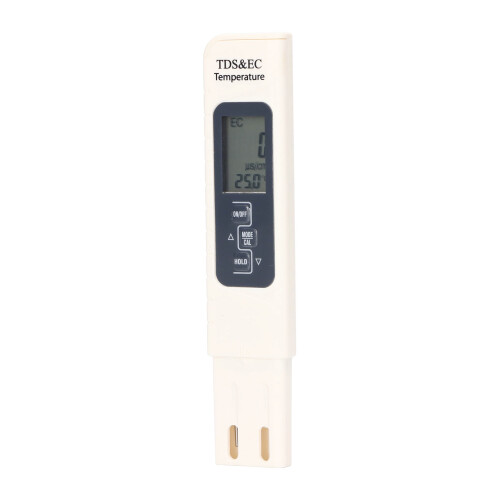 Water Testing Kit PH TDS EC Meter, Digital Water Quality Analyzer with Automatic Temperature Compensation for Aquarium Pool Hydroponics Environmental 1