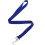5Pcs Blue Daily Use Polyester Lanyards with Comfortable Neck Design 2
