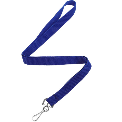 5Pcs Blue Daily Use Polyester Lanyards with Comfortable Neck Design 1