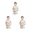3Ensembles Habits De Beige Pour Techniciennes Beauté Pliables 4