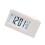 Battery Operated White Projection Clock with Snooze and LED Display 3