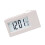 Battery Operated White Projection Clock with Snooze and LED Display 6