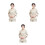 3Ensembles Habits De Beige Pour Techniciennes Beauté Pliables 9