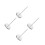 4Pièces Support Ticket Inox Argent Efficace Pour Restaurants 5