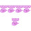 100Pcs Lightweight Plastic Mini Hats Purple for Doll Decor 4