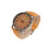 3Pcs Elegant Orange Canvas Wrist Watch Quartz Silent Precise Movement 3