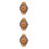 3Pcs Elegant Orange Canvas Wrist Watch Quartz Silent Precise Movement 5