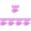 100Pcs Lightweight Plastic Mini Hats Purple for Doll Decor 5