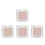 4Pièces Palette Yeux Beige Mat Naturel Et 8