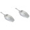 2Pièces Pelle À Glace Ergonomique Argentée En Alliage D'aluminium 5