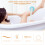 Durable Silicone Long Handle Bath Brush Sky Blue for Body Cleaning 8