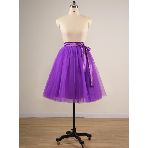 Women's Short Tutu Skirt with Sash Black M 2