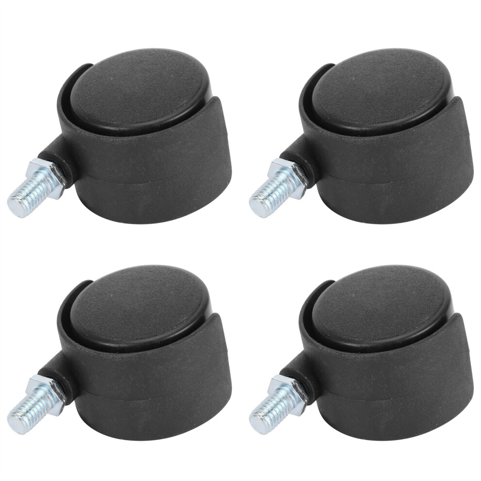 4 X 1.5In Plastic Casters With 360 Rotation For Cabinets Chairs Furniture 9451391465687