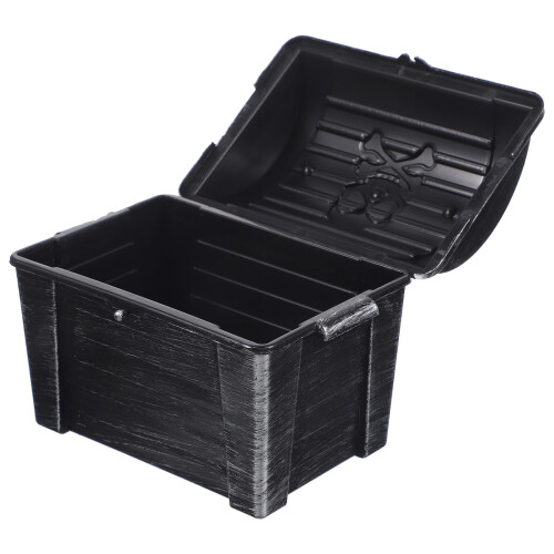2Pièces Coffret Pirate Vintage Argent Pour Fêtes Et Déco 2