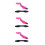 6Pièces Bandeaux Néoprène Multiples Couleurs Pour Natation 6