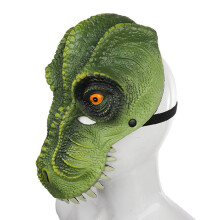 Realistisch ontworpen dierenhoofdmasker voor Halloween, fantasiespel, hoogwaardige materialen, natuurlijk latex, niet-giftig, ademend, ventilerend,