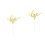 20Pièces Cake Toppers Dorés Lettres Love Décoration 5