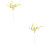 20Pièces Cake Toppers Dorés Lettres Love Décoration 7