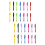 28Pcs Invisible Ink Pen Uv Marker Assorted Colors for Fun and Security 7