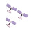 3Pcs Multi-Use Sit-Up Bar for Core and Abdominal Exercise 7