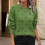 Damen-Pullover mit Polka-Dots, langärmelig, Rundhalsausschnitt, Strickoberteil 4