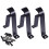 3 Pcs Holder Bracket Curtain Rod Brackets Affordable 6