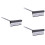 3Pcs Window Squeegee Kit Coffee Microfiber Streak- Cleaner 6