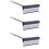 3Pcs Window Squeegee Kit Coffee Microfiber Streak- Cleaner 8