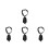 4Pcs Multi Neckerchiefs Polyester Kitchen Scarves Accessory 4