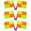 6 Pcs Flags Corner Flag Football 8