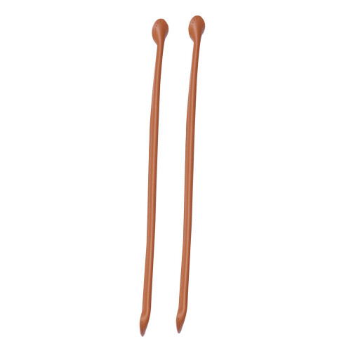 2Pairs Light Brown PU Bag Straps Thick Replacement Handles 2