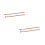 2Pairs Light Brown PU Bag Straps Thick Replacement Handles 5