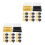 200Pcs Portable Square Bakery Boxes and Cookies Storage 5