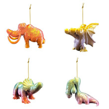 Dragão articulado impresso em 3D, ovo de dragão voador flexível com cristal dentro, ornamento criativo e misterioso, presente 3D para crianças e