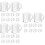 30Pièces Mugs Miniatures Transparent ABS Accessoires Miniature 8