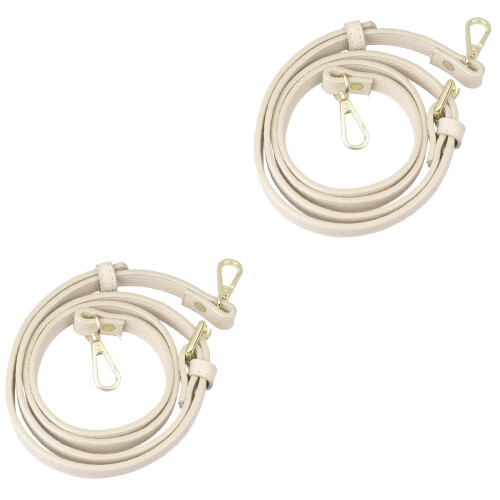 2pcs Creative Replacement Shoulder Bag Strap Adjustable Pu Women Bag 2