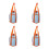 4Pcs Kids Beach Toy Carrying Bag Nylon Mesh Drawstring Multi Color 6