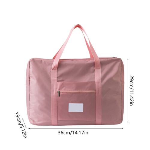 Foldable Travel Duffel Bag Pink 1 Piece 2