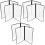 6Pcs Transparent Looseleaf Menu Binders Restaurant Covers 3