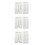 6Sets White Clip Embroidery Frame Durable Square DIY Cross Stitch Tool 7