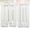 6Sets White Clip Embroidery Frame Durable Square DIY Cross Stitch Tool 10