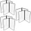 6Pcs Transparent Looseleaf Menu Binders Restaurant Covers 7
