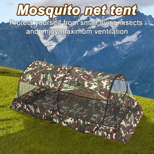 Foldable Mesh Tent for Camping - Waterproof, Portable, No 2