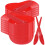 36Sets Baseball Feestkommen Rood , Voor Ijs En Yoghurt 2