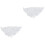 2Pcs White Stuffed Animal Nets Toy Hammocks Storage Solution for Toys 3