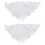 2Pcs White Stuffed Animal Nets Toy Hammocks Storage Solution for Toys 5