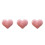 3Pcs Heart Design Pink Car Perfume Clip Solid Aromatherapy Diffuser 4